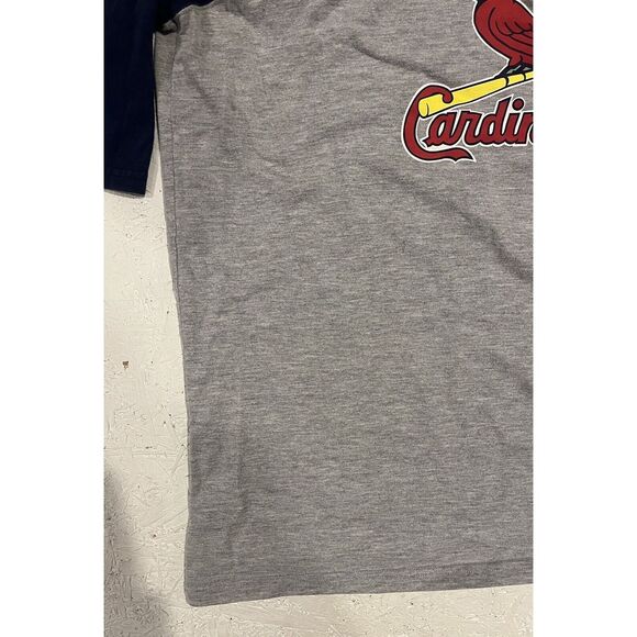 Nike Team St Louis Cardinals Baseball Tee 2009 Mens Large Gray Blue MLB - Picture 3 of 9